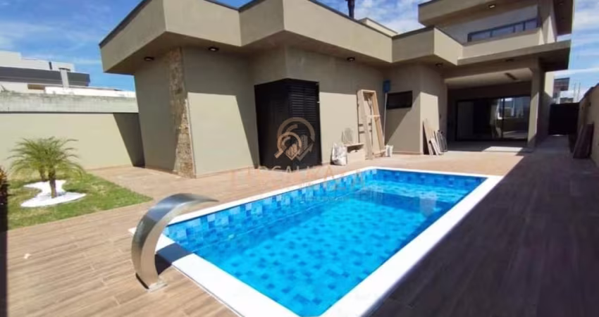 Casa / Condominio Santa Mônica /  03 Dormitórios /  01 suíte / 190m²AC / 360m²TE - Caçapava - SP.