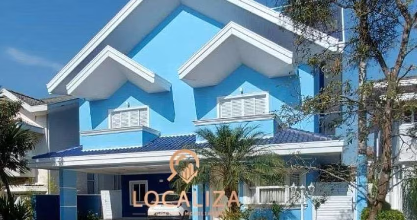 **MAGNÍFICO SOBRADO DE ALTO PADRÃO NO JARDIM ALTOS DE SANTANA II - Jacareí SP**Venha se encantar com esse imóvel de luxo, com 4 suítes, 3 salas, 2 vagas de garagem e 600,00 m² de área construída.