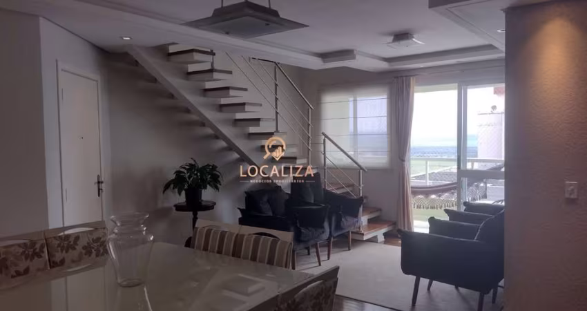 Cobertura de luxo à venda no Parque Residencial Aquarius, São José dos Campos-SP: 5 quartos, 2 suítes, 2 salas, 5 banheiros, 5 vagas, 255m².
