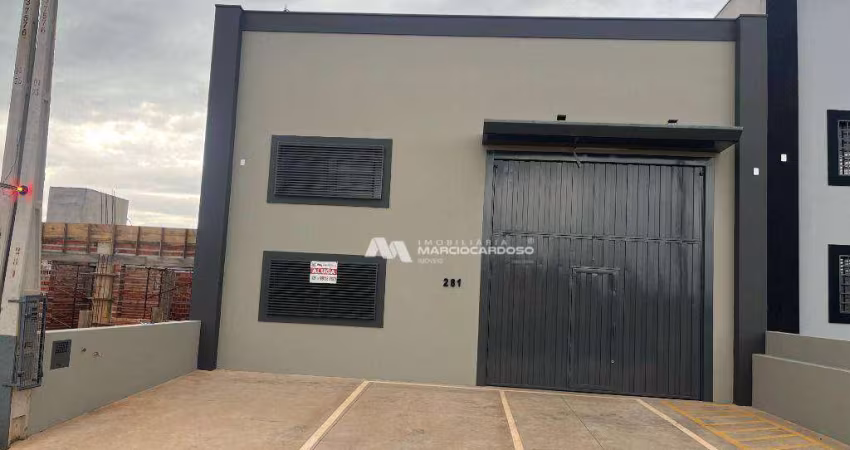 Salão para alugar, 170 m² por R$ 3.800,00/mês - Ascolo Martins - São José do Rio Preto/SP