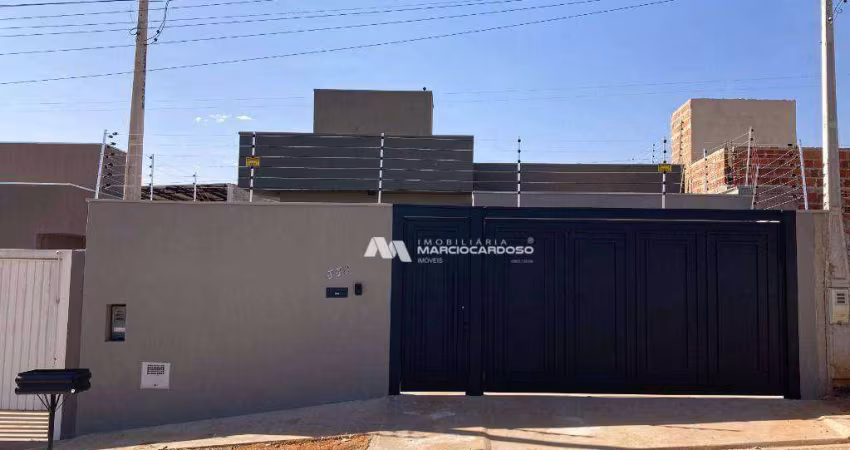 Casa com 3 dormitórios à venda, 102 m² por R$ 399.000,00 - Fraternidade II - São José do Rio Preto/SP