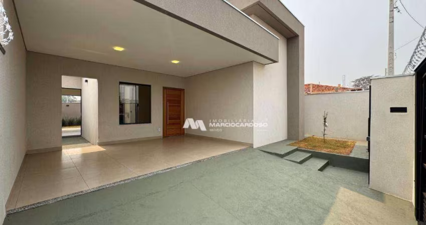 Casa com 3 dormitórios à venda, 100 m² por R$ 560.000,00 - Set Sul 2 - São José do Rio Preto/SP