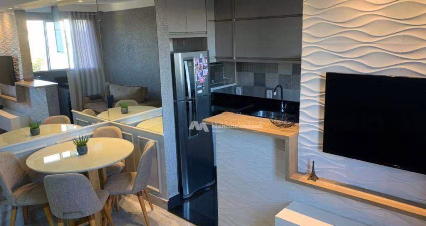 Apartamento com 2 dormitórios à venda, 46 m² por R$ 250.000,00 - Rios di Itália - São José do Rio Preto/SP
