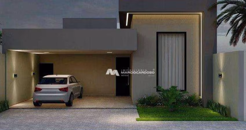Casa com 3 dormitórios à venda, 120 m² por R$ 575.000,00 - Set Sul 2 - São José do Rio Preto/SP