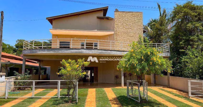 Rancho com 5 dormitórios à venda, 625 m² por R$ 2.500.000,00 - Jacaranda Náutico Club - Adolfo/SP