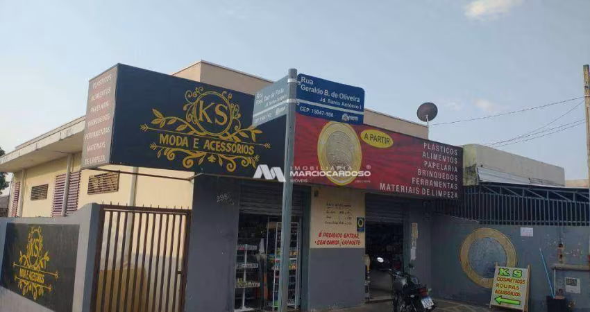 Salão à venda, 70 m² por R$ 280.000,00 - Jardim Santo Antônio - São José do Rio Preto/SP