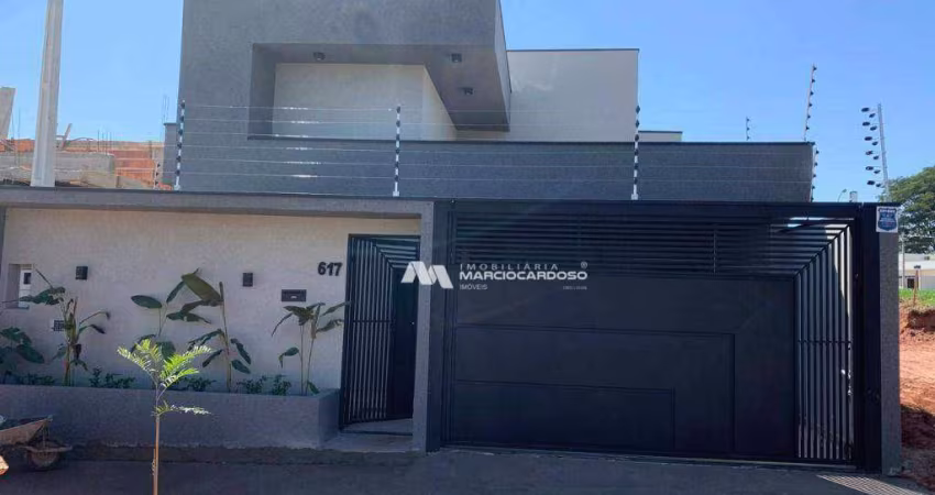 Casa com 3 dormitórios à venda, 122 m² por R$ 650.000,00 - Setsul II - São José do Rio Preto/SP