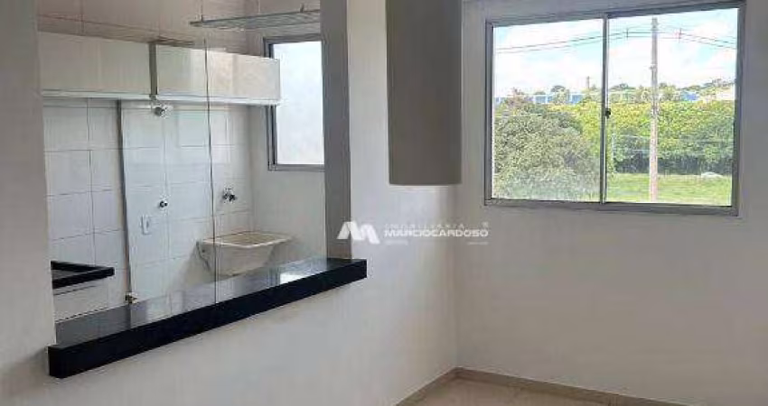 Apartamento à venda, 46 m² por R$ 165.000,00 - Residencial Macedo Teles I - São José do Rio Preto/SP