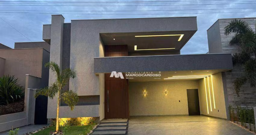 Casa com 3 dormitórios à venda, 213 m² por R$ 1.720.000,00 - QUINTA DO LAGO - BLUE LAGOON - São José do Rio Preto/SP