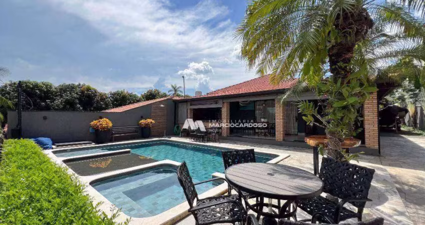 Rancho com 5 dormitórios à venda, 380 m² por R$ 1.800.000,00 - Condomínio Lago e Sol - Fronteira/MG