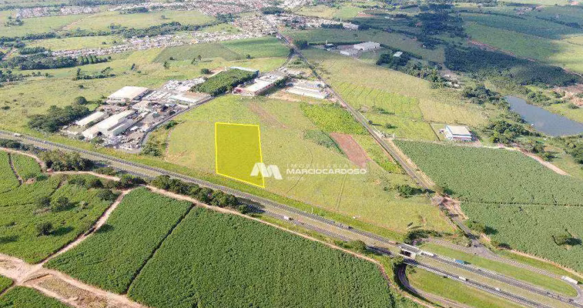 Área à venda, 20000 m² por r$ 3.600.000,00 - parque industrial  - cedral/sp