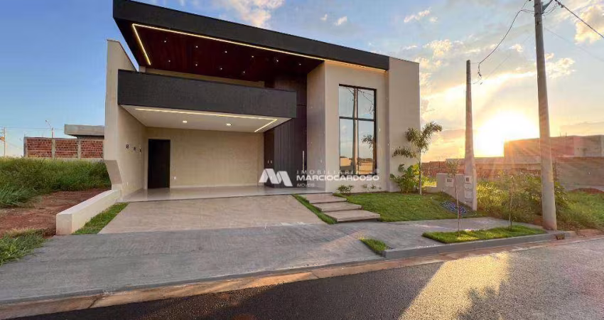 Casa com 3 dormitórios à venda, 186 m² por R$ 1.550.000,00 - Quinta do Lago II - Lac Léman - São José do Rio Preto/SP