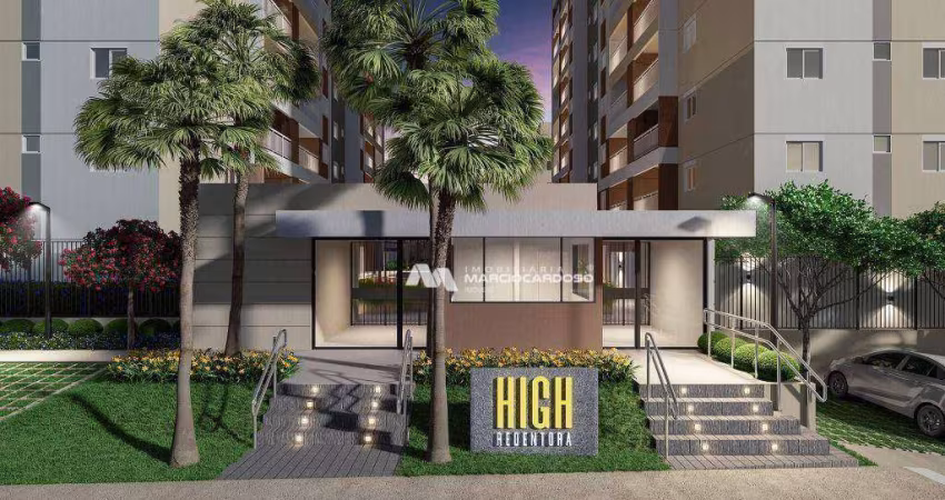 Apartamento com 2 dormitórios para alugar, 59 m² por R$ 3.301,75/mês - Vila Redentora - São José do Rio Preto/SP