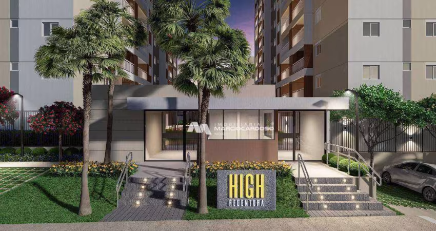 Apartamento com 2 dormitórios, 59 m² - venda por R$ 460.000,00 ou aluguel por R$ 3.301,75/mês - Vila Redentora - São José do Rio Preto/SP