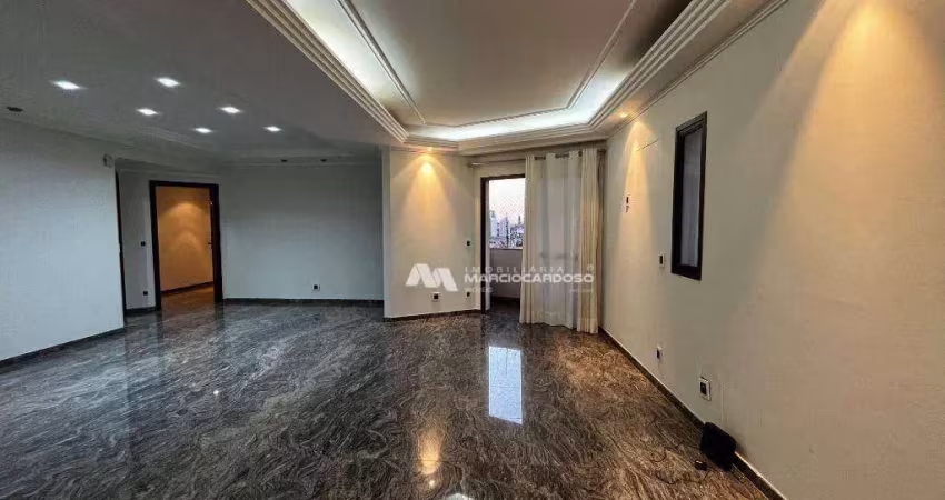 Apartamento com 3 dormitórios, 180 m² - venda por r$ 800.000,00 ou aluguel por r$ 3.580,00/mês - centro - são josé do rio preto/sp