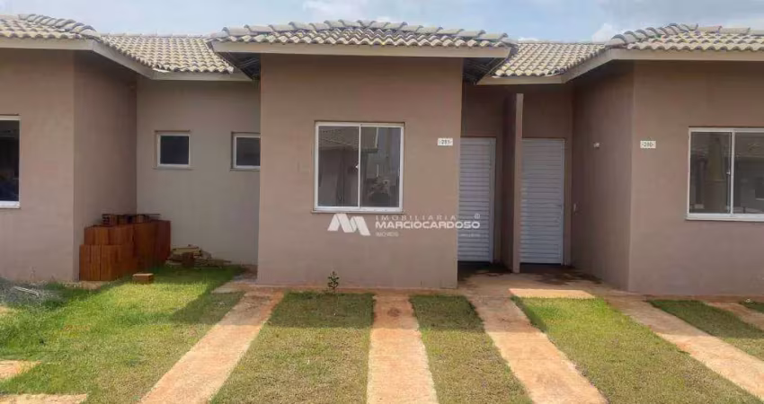 Casa com 2 dormitórios à venda, 42 m² por r$ 260.000,00 - garden rni - bady bassitt/sp