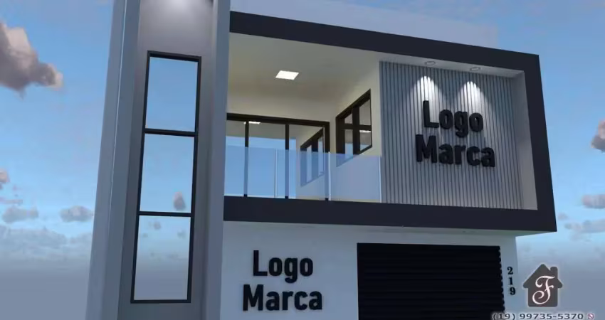 Casa comercial para alugar na Avenida Marcos Matiussi Cúrcio de Souza, Parque Bellaville, Hortolândia