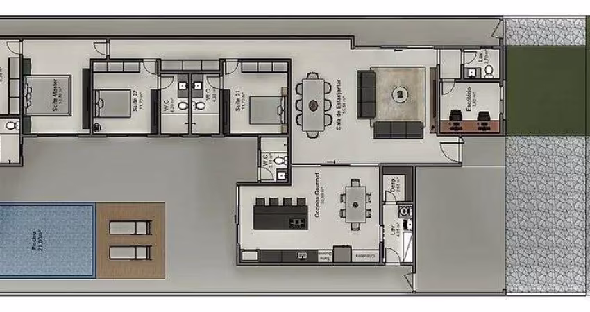Casa em condomínio fechado com 3 quartos à venda no Jardim Ypê, Paulínia 