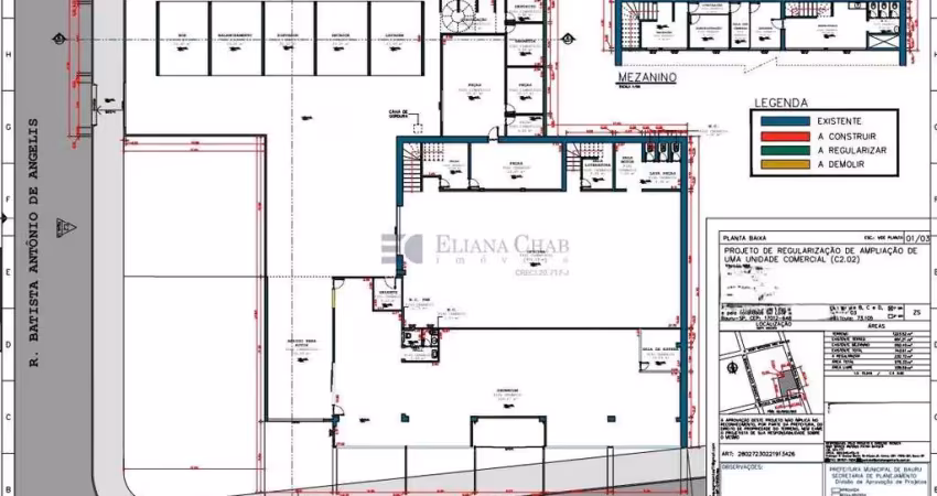 Ponto comercial para aluguel vila regina, bauru - sp