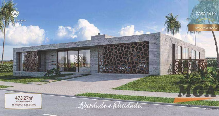 Casa com 5 dormitórios à venda, 473 m² - Condomínio Village Iguassu Golf Residence - Foz do Iguaçu/PR