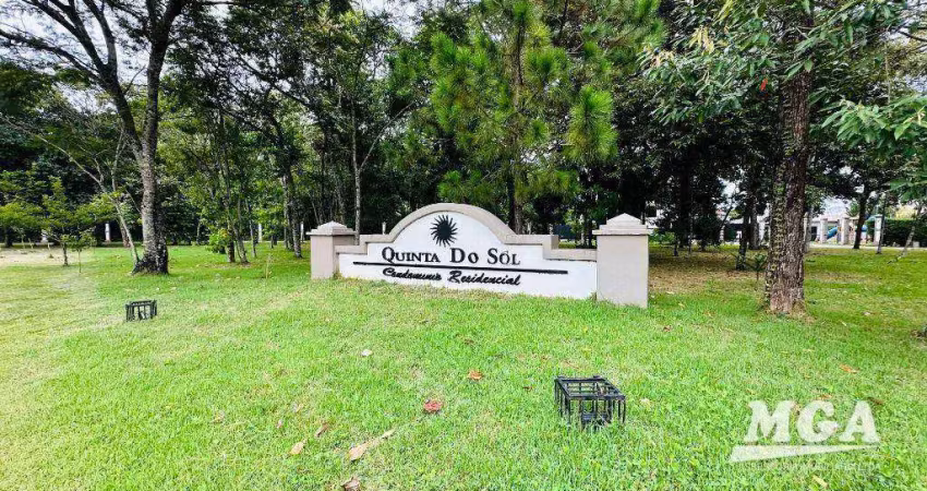 Terreno à venda, 480 m² por r$ 550.000,00 - condomínio horizontal quinta do sol - foz do iguaçu/pr