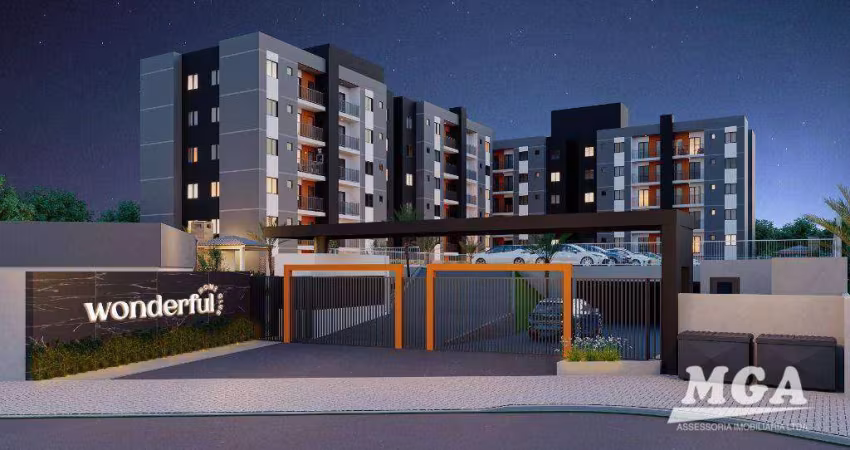Apartamento com 2 dormitórios à venda por R$ 367.000,00 - Wonderful Home Club - Foz do Iguaçu/PR