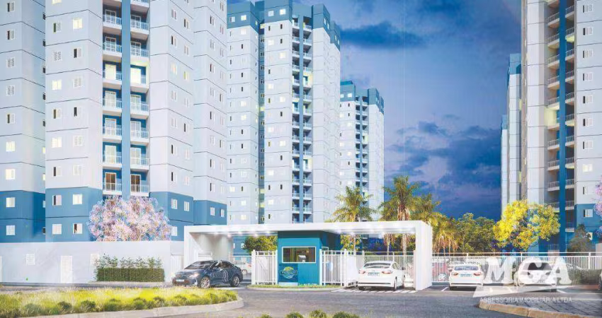 Apartamento com 2 dormitórios à venda, 46 m² por R$ 308.000,00 - Waterfalls Club Residence - Foz do Iguaçu/PR