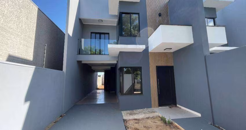 Sobrado com 3 dormitórios à vennda, 128 m² por R$ 570.000 - Jardim Eliza II - Foz do Iguaçu/PR
