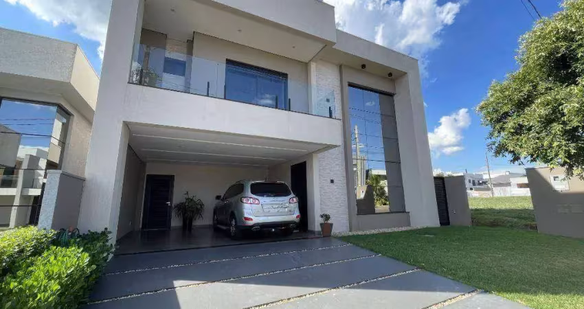 Sobrado com 4 dormitórios à venda, 277 m² por r$ 2.350.000,00 - condomínio residencial safira - foz do iguaçu/pr