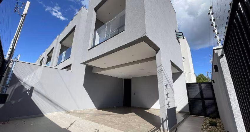 Sobrado de esquina NOVO com 3 dormitórios para alugar, 162 m² por R$ 5.000,00/mês - Jardim Bourbon