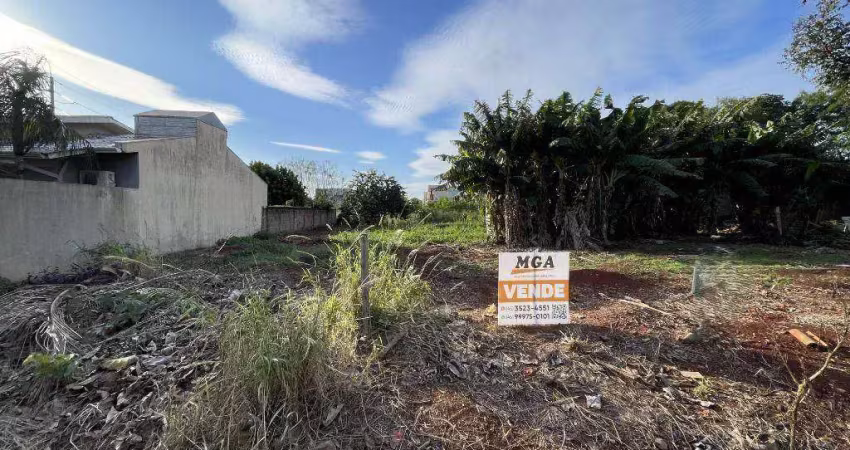 Terreno à venda, 421 m² por r$ 360.000,00 - jardim guarapuava - foz do iguaçu/pr