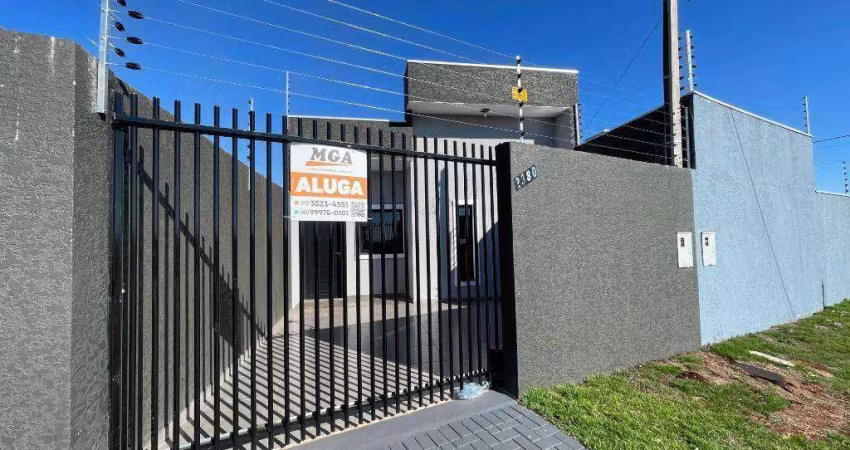 Casa com 2 dormitórios para alugar, 40 m² por R$ 1.250,00/mês - Jardim Vale do Sol - Foz do Iguaçu/PR