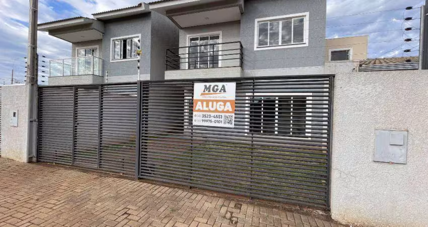 Sobrado com 3 dormitórios para alugar, 105 m² por r$ 2.946,00/mês - jardim vitória - foz do iguaçu/pr