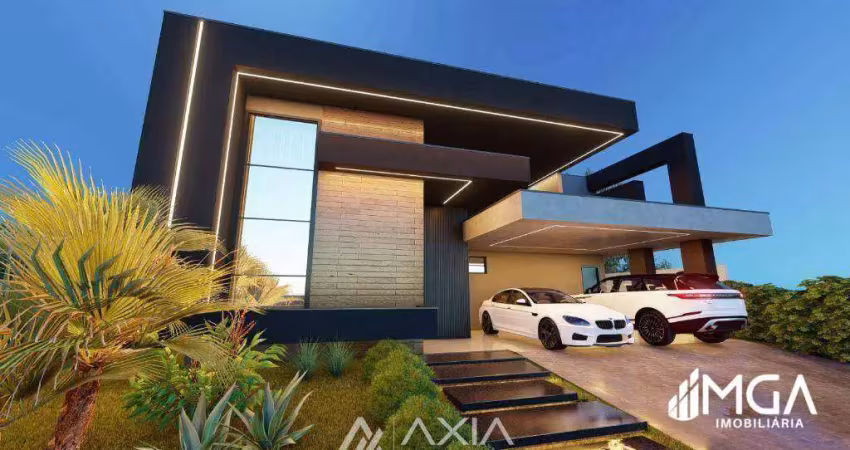 Casa com 3 dormitórios à venda, 220 m² por r$ 2.200.000,00 - ritz cataratas residence & resort yacht - foz do iguaçu/pr