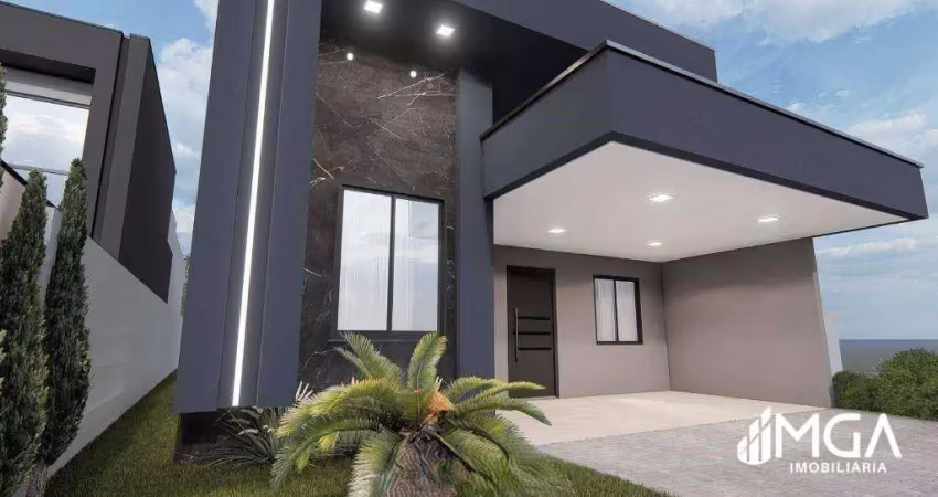 Casa com 3 dormitórios à venda, 146 m² por r$ 1.150.000,00 - condomínio residencial villa margarezi - foz do iguaçu/pr