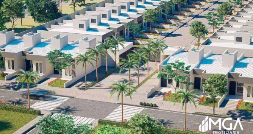Casa com 2 dormitórios à venda, 51 m² por r$ 290.000,00 - condomínio recanto do iguaçu - foz do iguaçu/pr