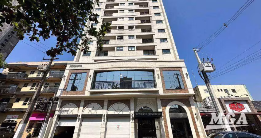 Apartamento com 1 dormitório para alugar, 52 m² por r$ 3.855,00/mês - riverside residence - foz do iguaçu/pr
