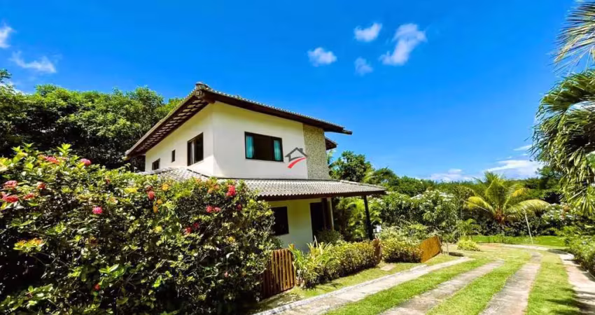 Casa à venda em condomínio com piscina na lagoa aruá praia do forte bahia