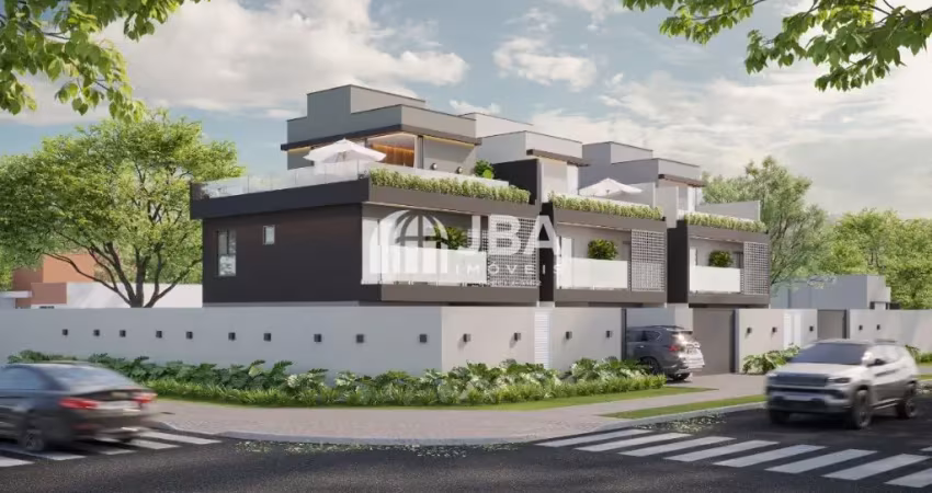 Sobrado alto padrão com design sofisticado e amplo quintal
