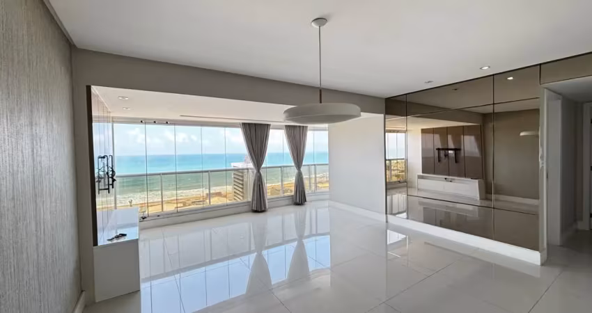 Apartamento 3/4 01 suíte com espetacular vista mar e 02 vagas de garagem para venda na pituba