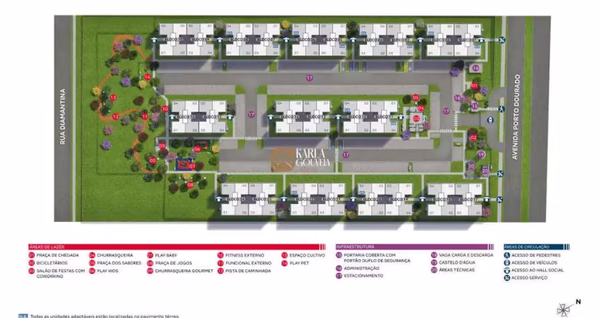 Apartamento à venda no bairro residencial porto dourado - goiânia/go