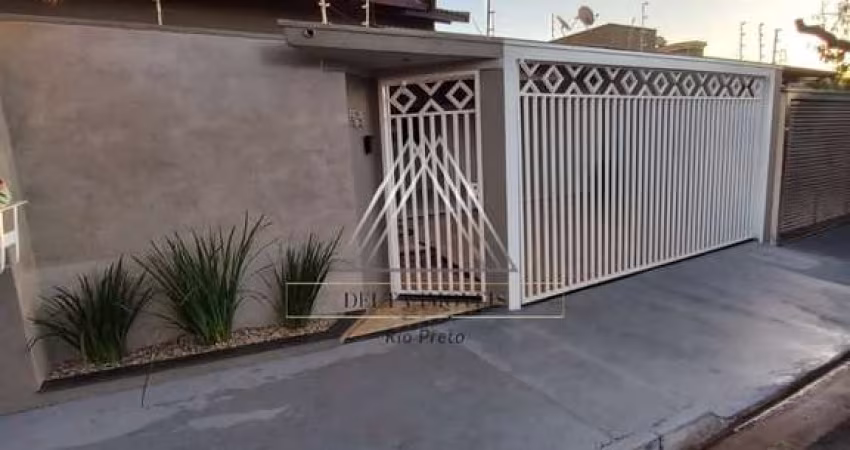 Imperdível oportunidade! Casa à venda em São José do Rio Preto-SP, Residencial Vila Flora: 3 quartos, 1 suíte, 2 salas, 2 banheiros, 2 vagas, 110m²