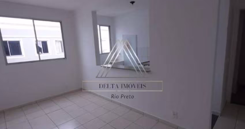 Apartamento à venda em São José do Rio Preto-SP, Loteamento Clube V: 2 quartos, 1 sala, 1 banheiro, 1 vaga, 48,00m².