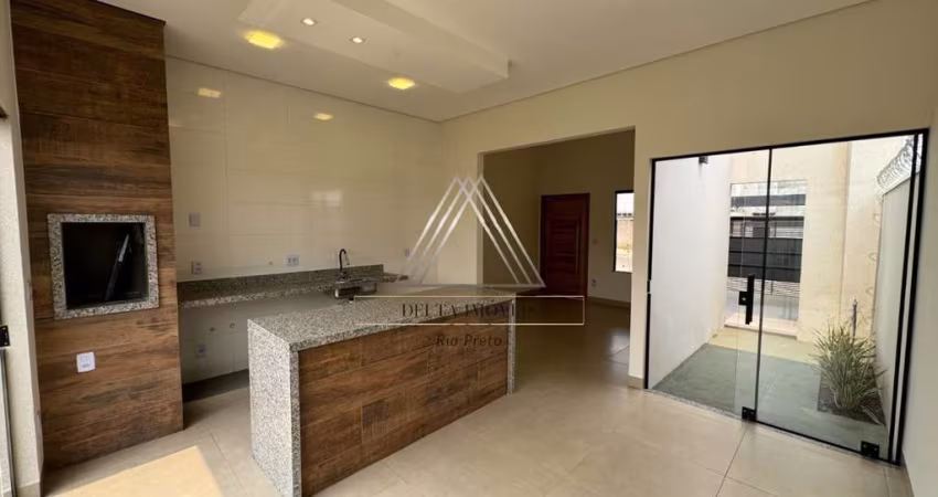 Imperdível oportunidade de casa à venda em São José do Rio Preto-SP, Residencial Setsul II: 3 quartos, 1 suíte, 1 sala, 2 banheiros, 2 vagas de garagem, 100m².