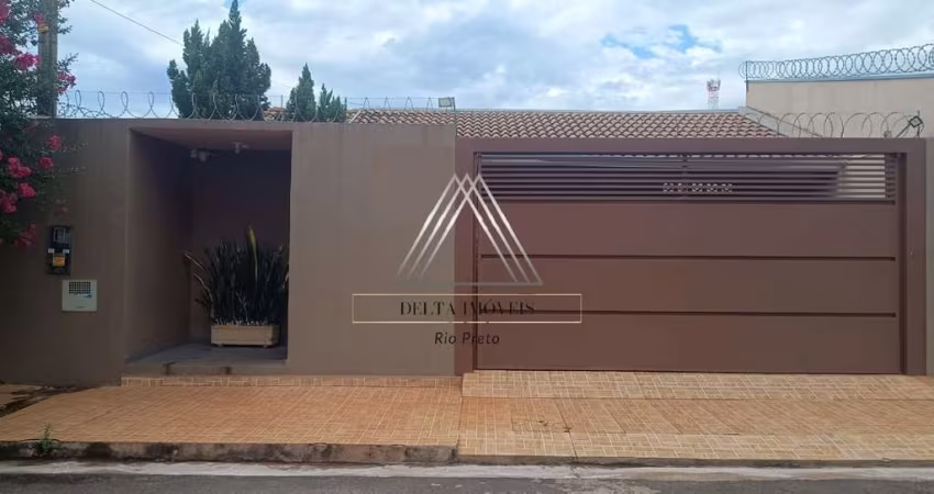 Casa à venda em São José do Rio Preto-SP: 3 quartos, 1 suíte, 1 sala, 3 banheiros, 2 vagas de garagem, 180m².