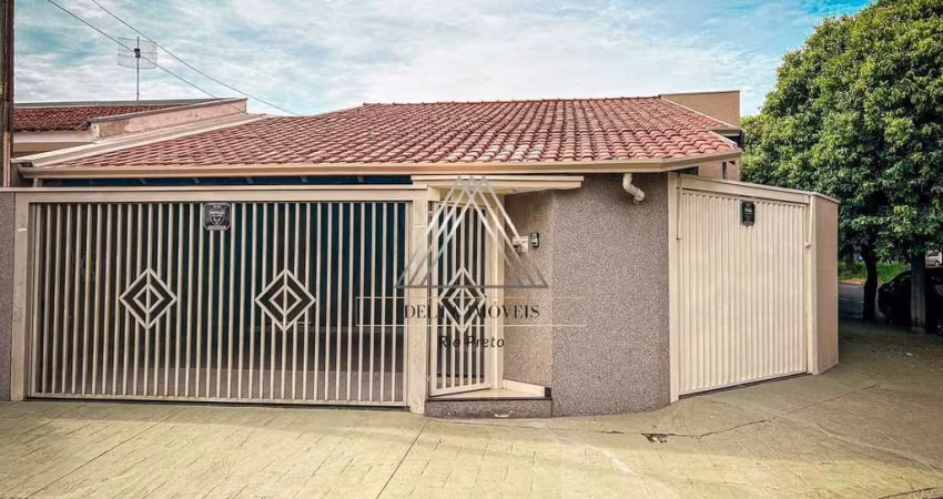 Imperdível oportunidade! Casa à venda em São José do Rio Preto-SP, bairro Jardim do Bosque II. 3 quartos, 1 suíte, 1 sala, 3 banheiros, 2 vagas, 170m².