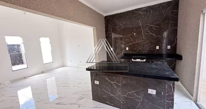 Casa à venda em São José do Rio Preto-SP no Residencial Setsul 2: 3 quartos, 1 suíte, 2 banheiros, 2 vagas, 80 m²!