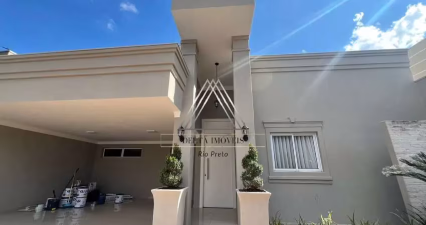 Luxuosa casa em condomínio à venda em são josé do rio preto-sp, village damha rio preto i: 3 quartos, 2 suítes, 1 sala, 5 banheiros, 4 vagas, 242m².