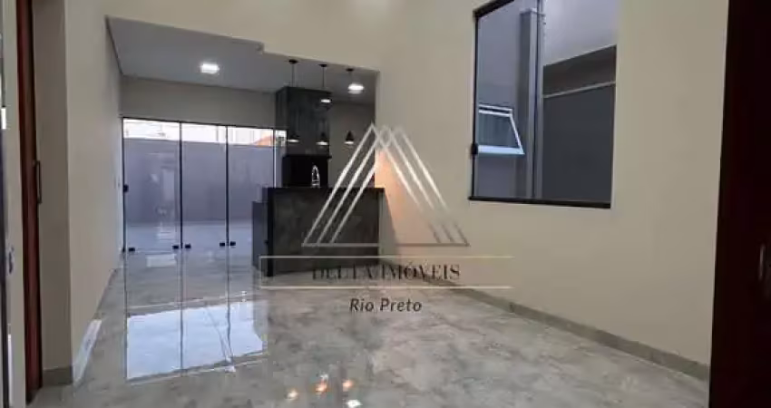 Casa à venda em são josé do rio preto-sp, residencial setsul ii: 3 quartos, 2 suítes, 2 salas, 3 banheiros, 2 vagas, 100m².