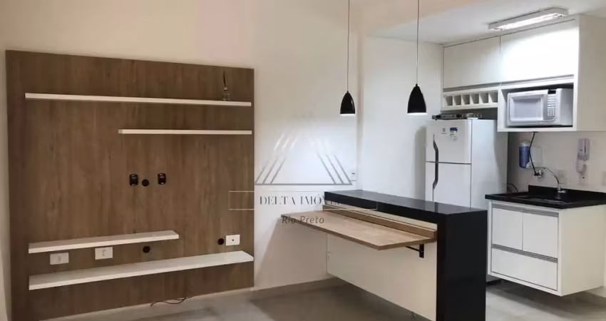 Aluguel de apartamento no jardim tarraf ii, são josé do rio preto-sp: 1 quarto, 1 sala, 1 banheiro, 1 vaga de garagem - 34,00 m².
